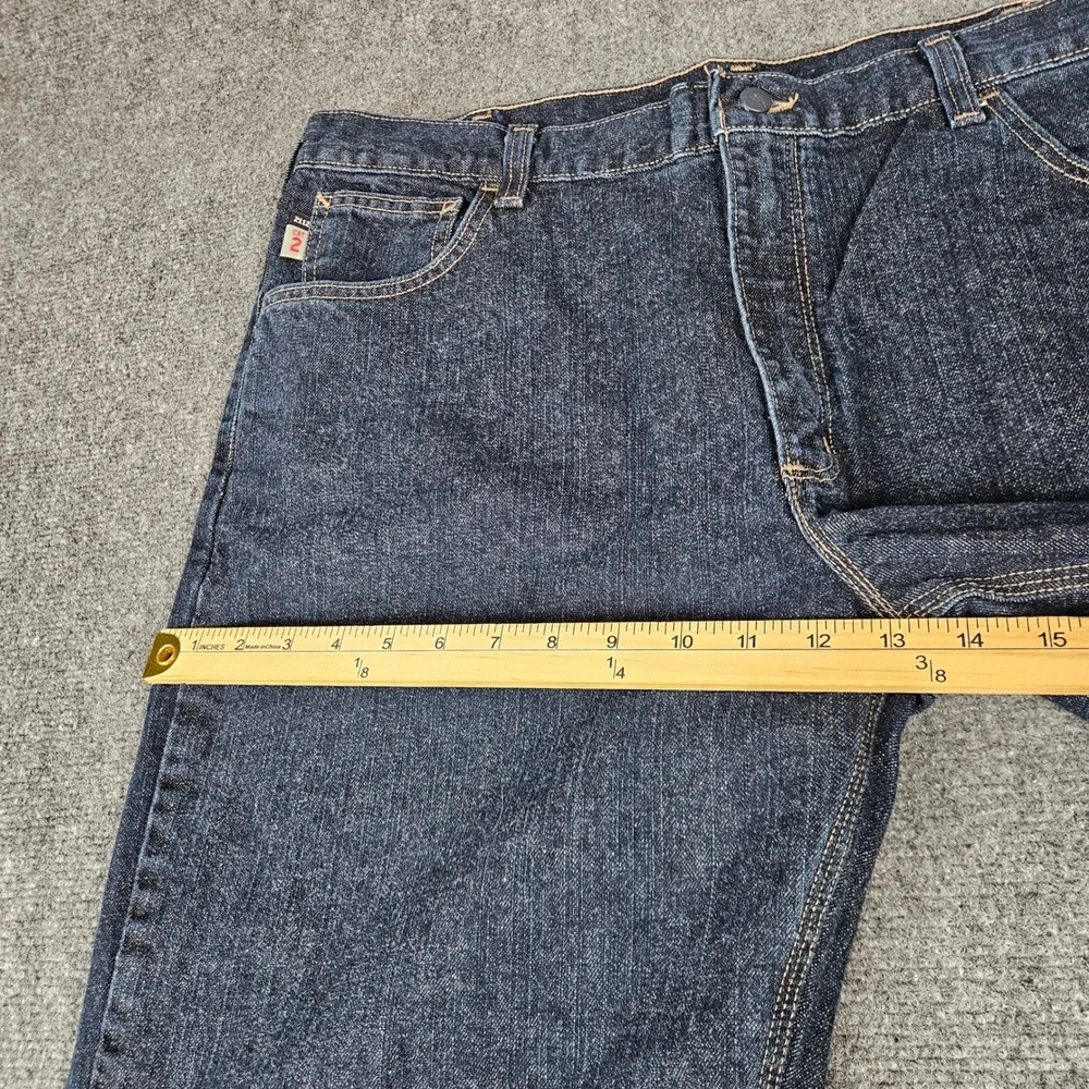 Carhartt FR Flame Resistant Jeans Men 40x34 Dark Wash Traditional Fit 101814-972